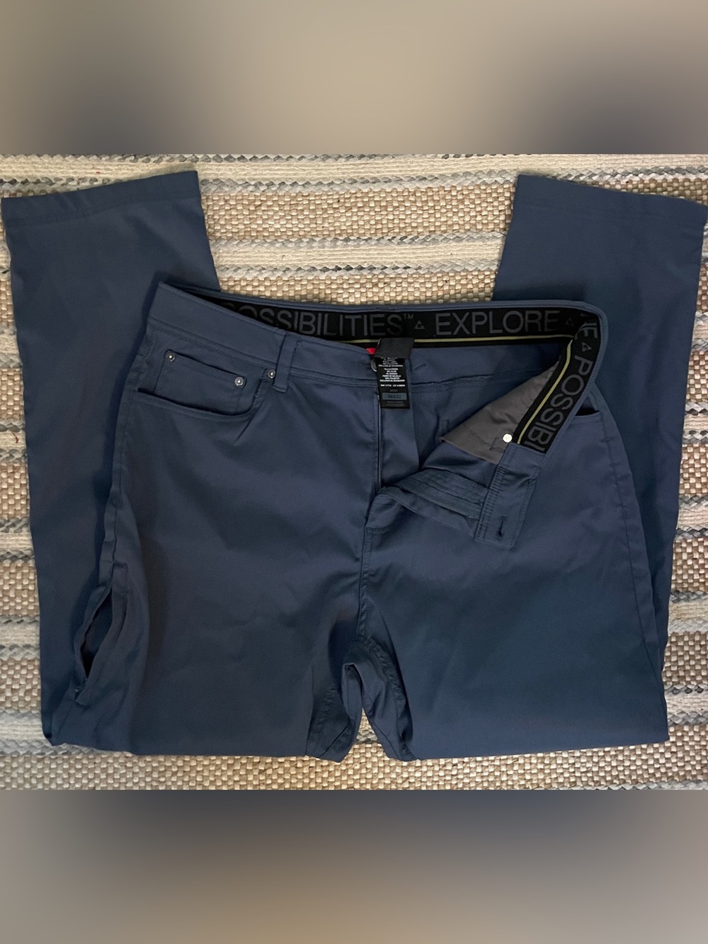 Gerry Men's Tech 5 Pocket Stretch Fabric Comfort Waistband Pant
